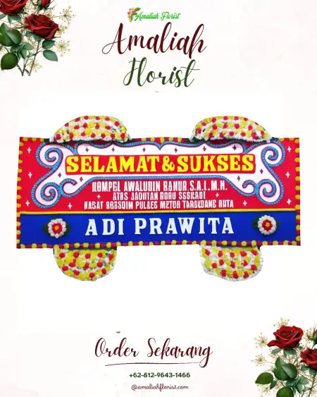 Papan Bunga Ucapan Selamat Windu